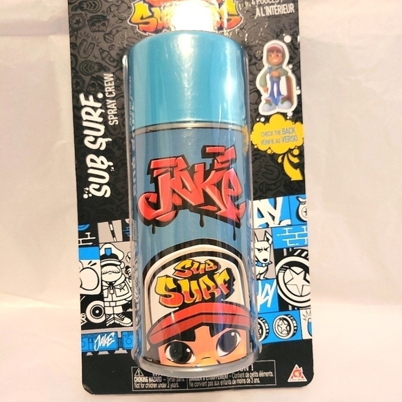 Subway Surfers Sub Surf Spray Crew Jake Vinyl Figure 4in - Picture 3 of 3
